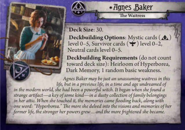 The other side of Agnes Baker.