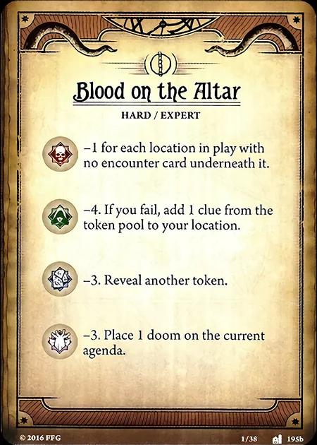The other side of Blood on the Altar.