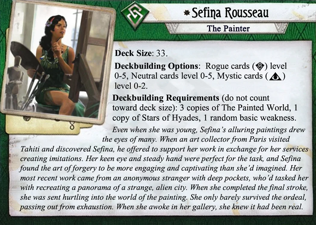 The other side of Sefina Rousseau.