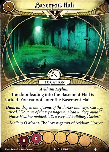 The other side of Basement Hall.