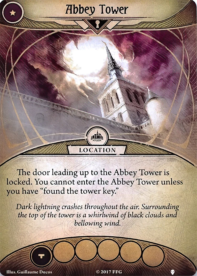 The other side of Abbey Tower.