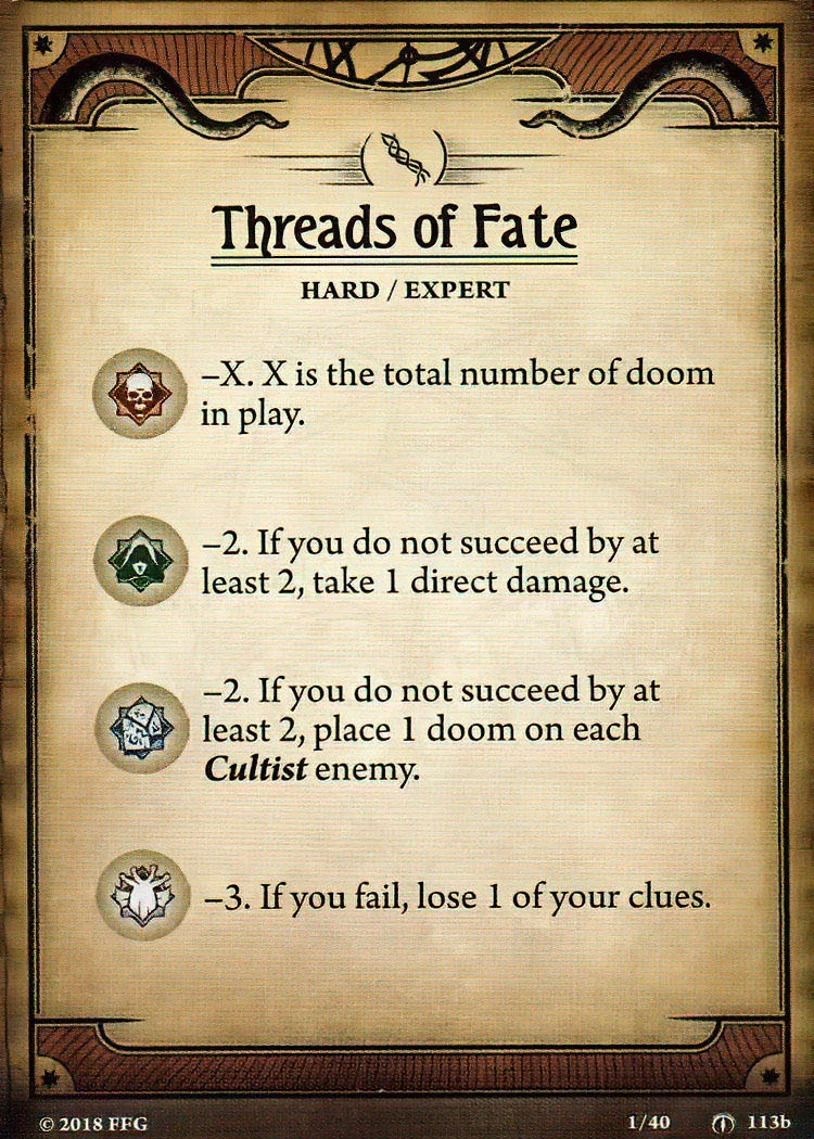 The other side of Threads of Fate.