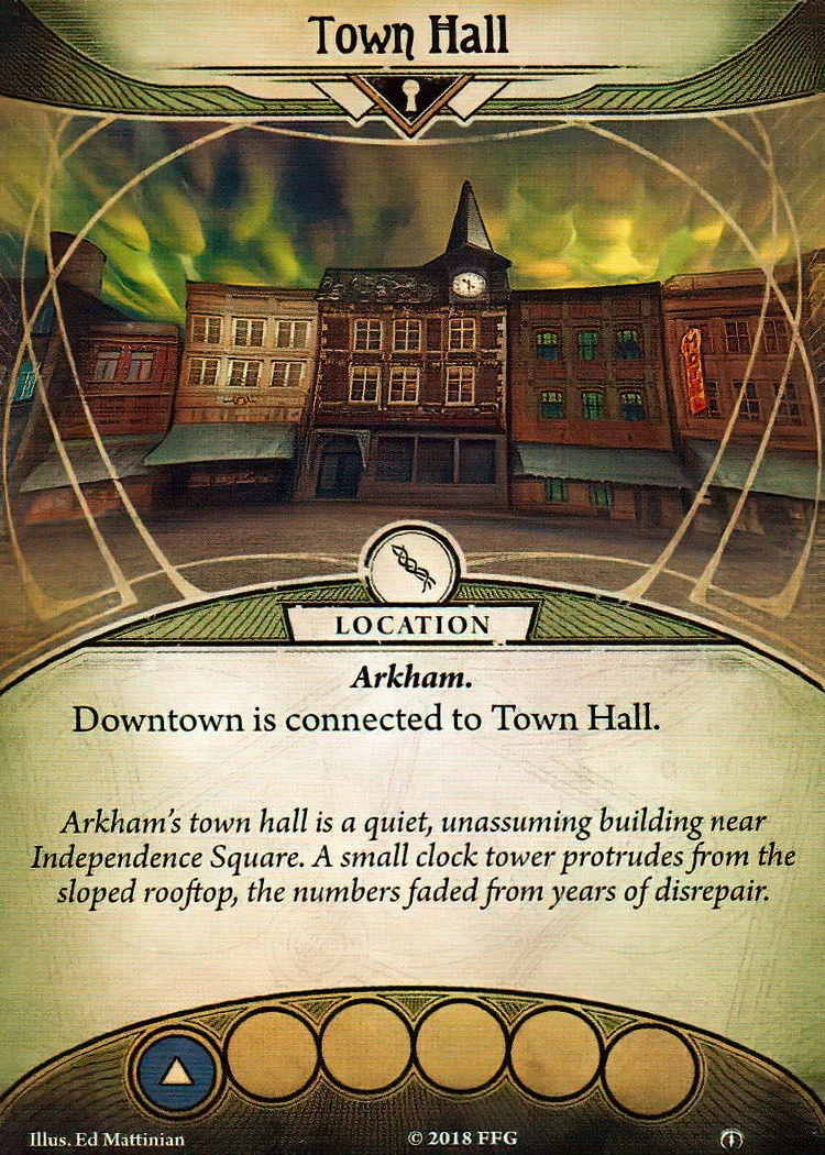 The other side of Town Hall.
