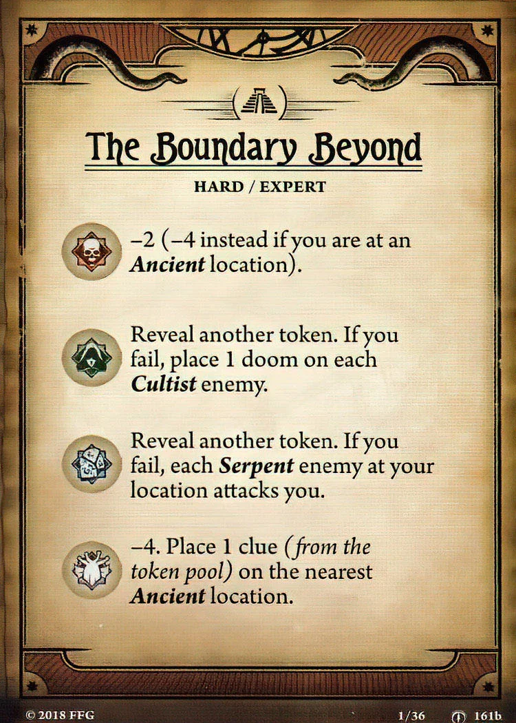 The other side of The Boundary Beyond.