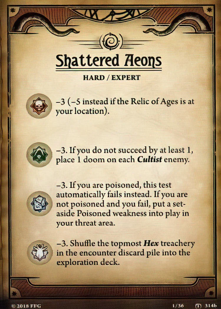 The other side of Shattered Aeons.
