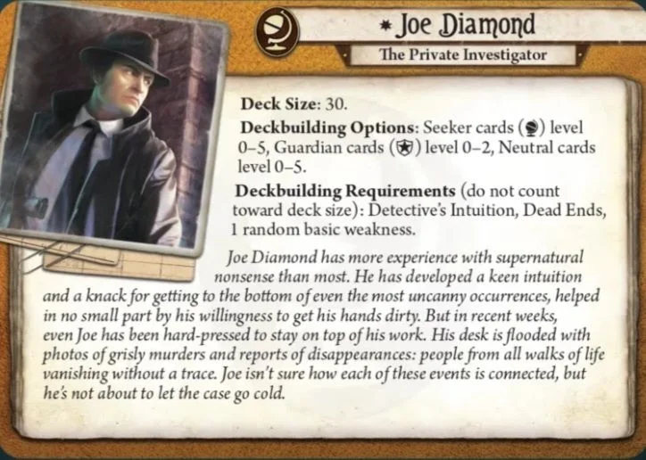 The other side of Joe Diamond.