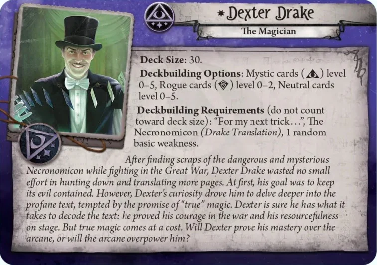 The other side of Dexter Drake.