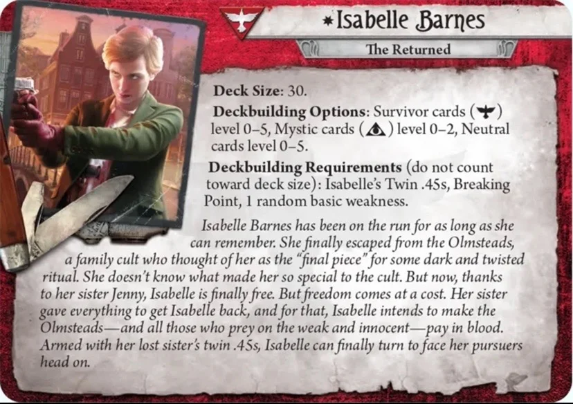 The other side of Isabelle Barnes.