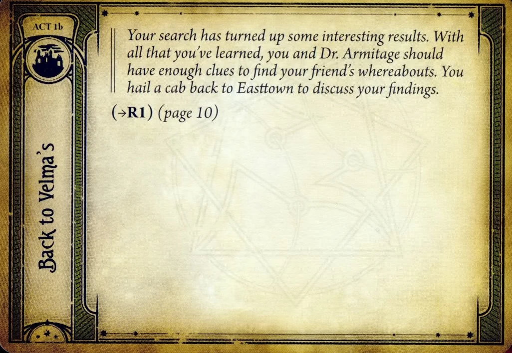 The other side of Augurs of Flame.