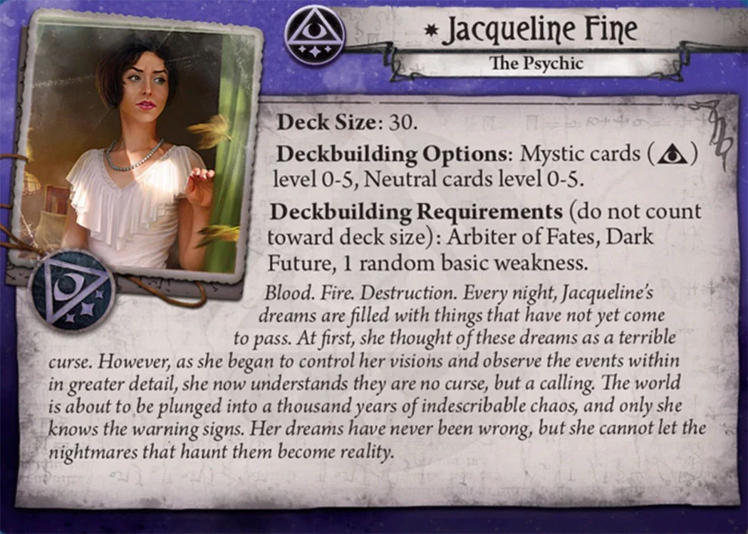The other side of Jacqueline Fine.