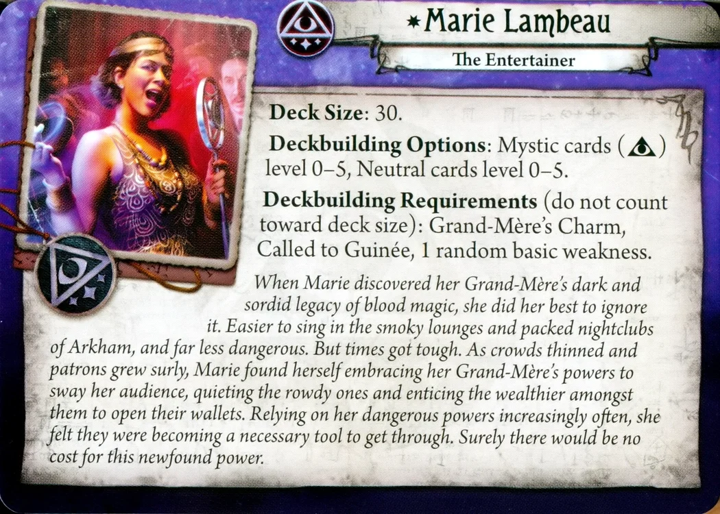 The other side of Marie Lambeau.