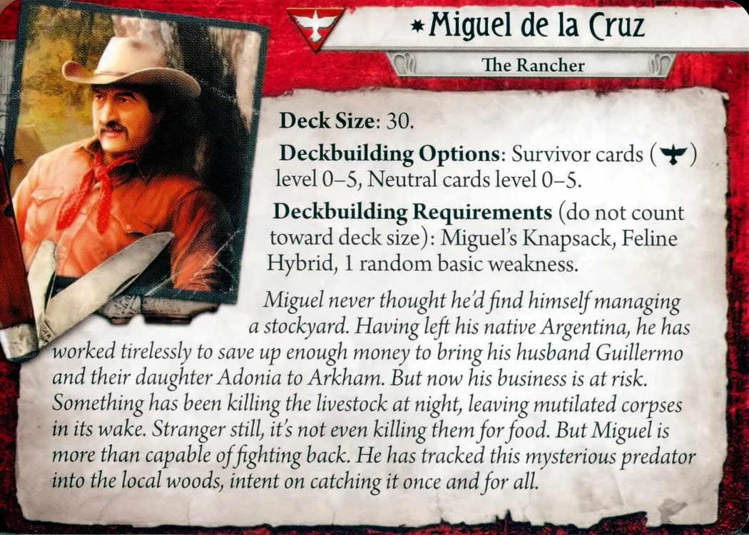 The other side of Miguel de la Cruz.